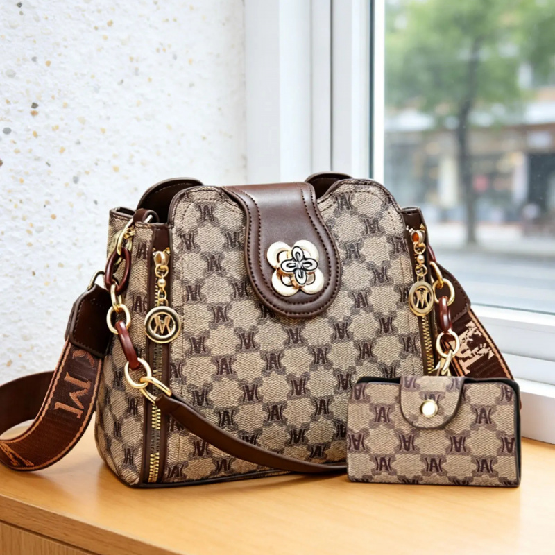 Women Bags Crossbody - Borsa a tracolla vintage con stampa