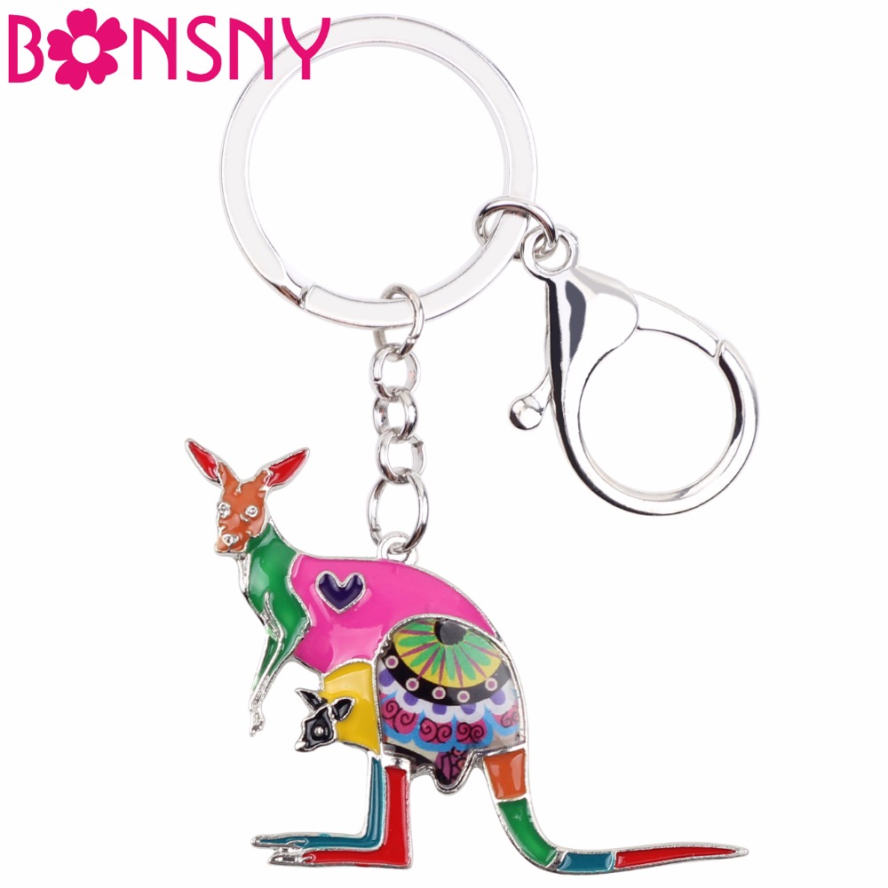 Women'S Kangaroo Bags - Bonsny Smalto Floreale Australia Canguri Catena