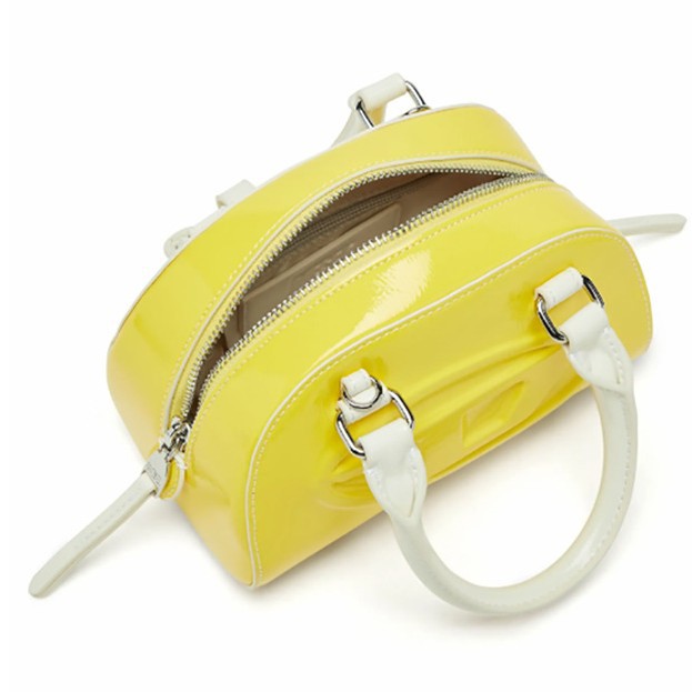 Women Bags Zip - Borsa Boston Mini in PU Lucido