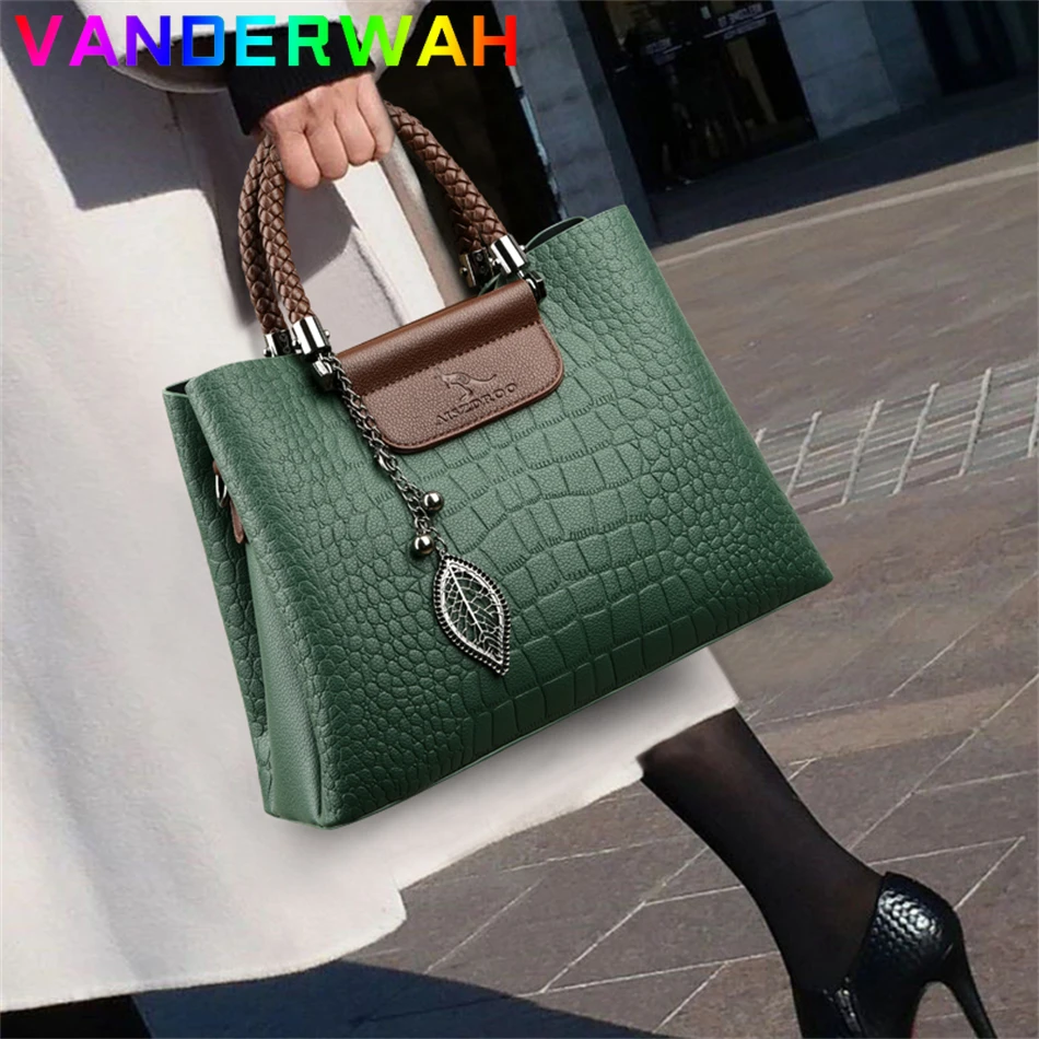 Women'S Kangaroo Bags - Borsa a tracolla in alligatore a