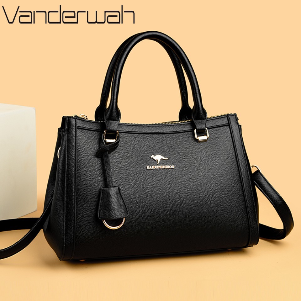 Women'S Kangaroo Bags - Borsa a Tracolla in Morbida Pelle