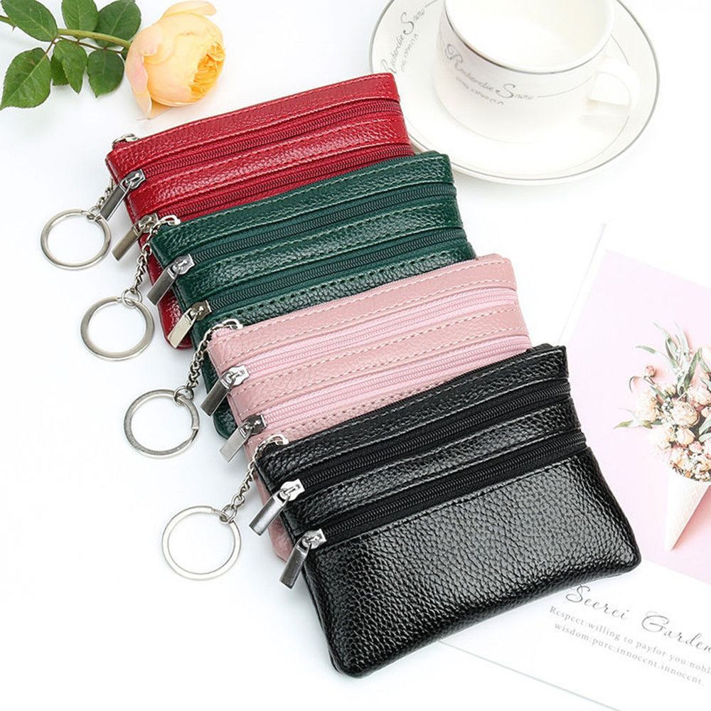 Women Bags Zip - Portafoglio porta carte mini morbido Borsa