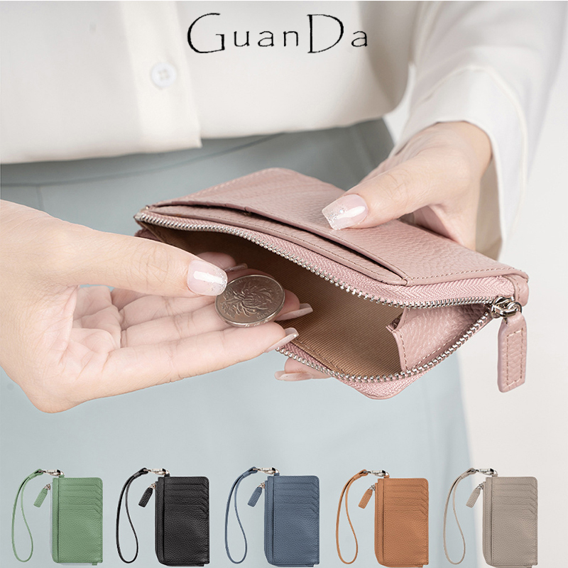 Women Bags Zip - Portamonete da donna in vera pelle