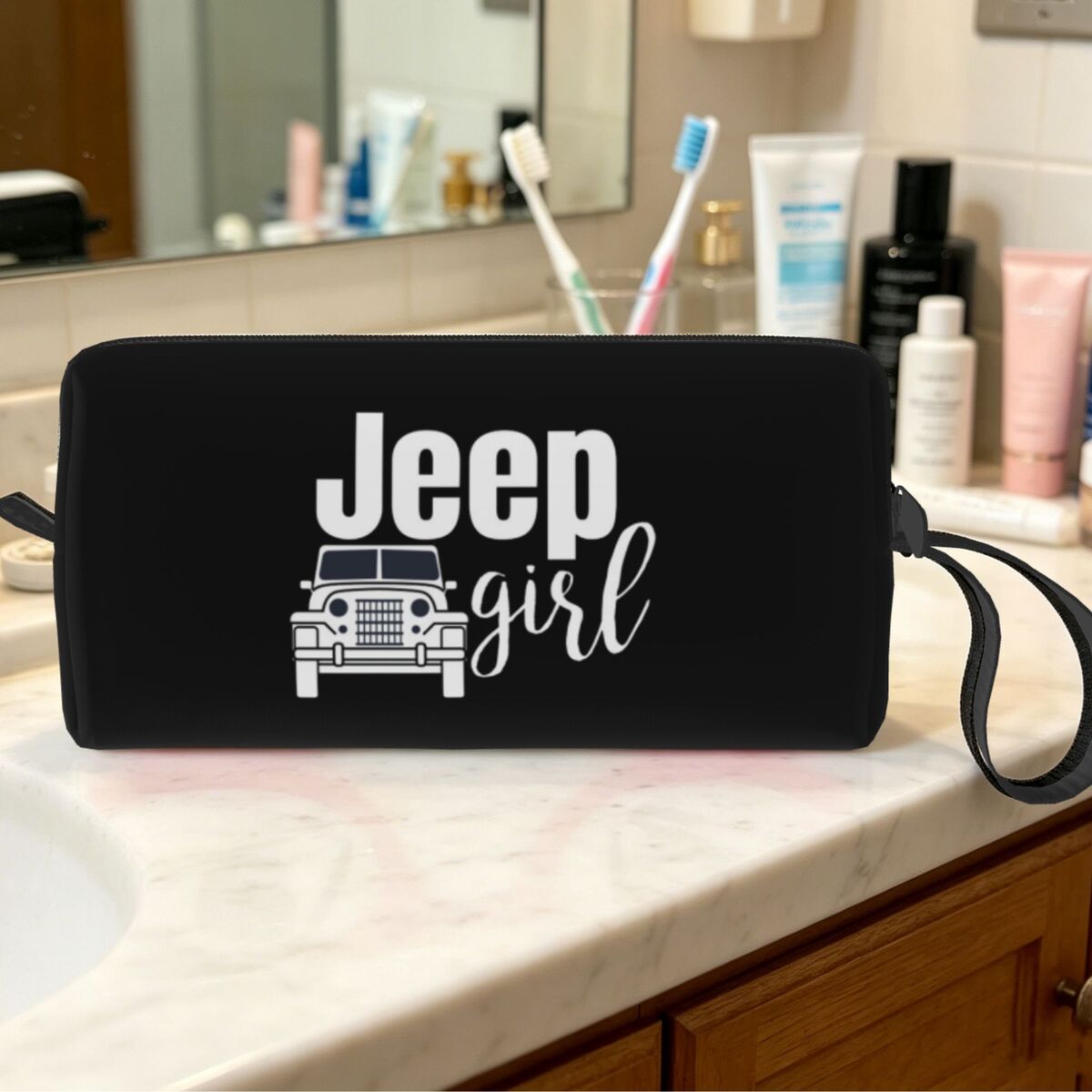 Women'S Jeep Bags - Borsa per il trucco Jeep Girl,