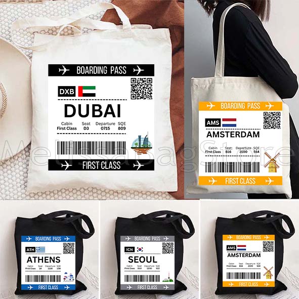 Women Bags In Dubai - Toronto Amsterdam Barcellona Bangkok Dubai Imbarco