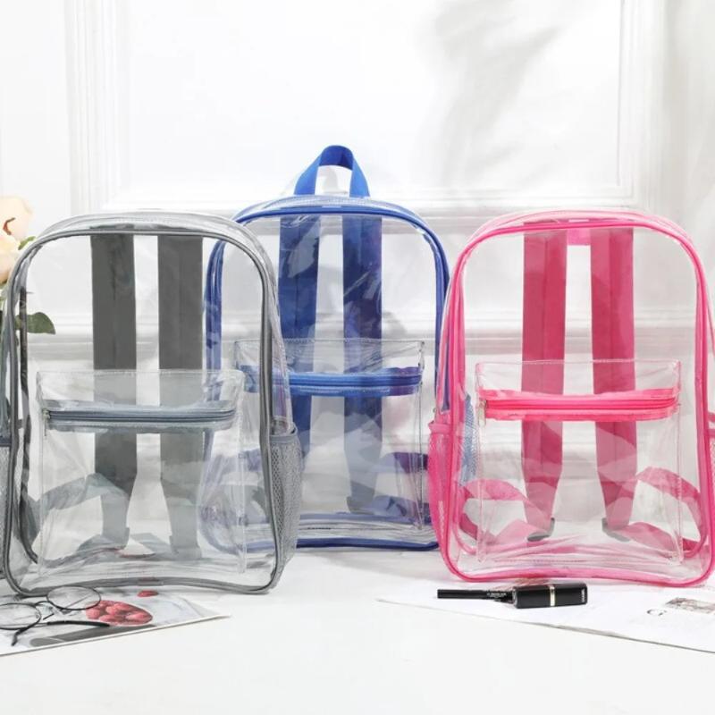 Women Bags Designer - Zaino in PVC trasparente per sport