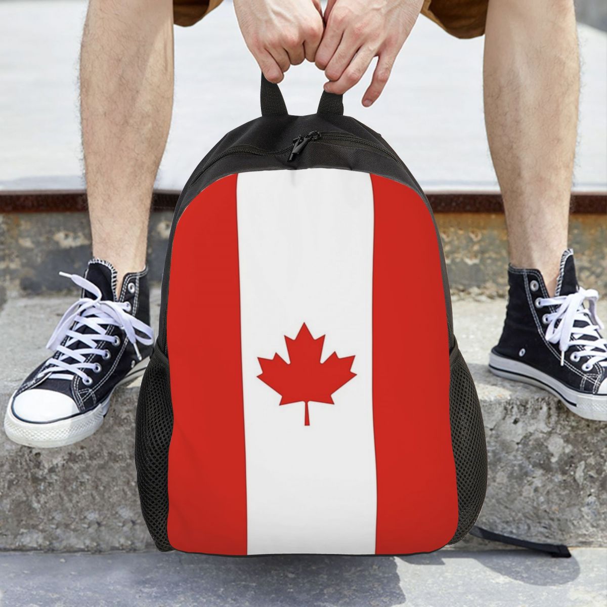 Women Bags Canada Sale - Zaino per cultura nazionale con bandiera