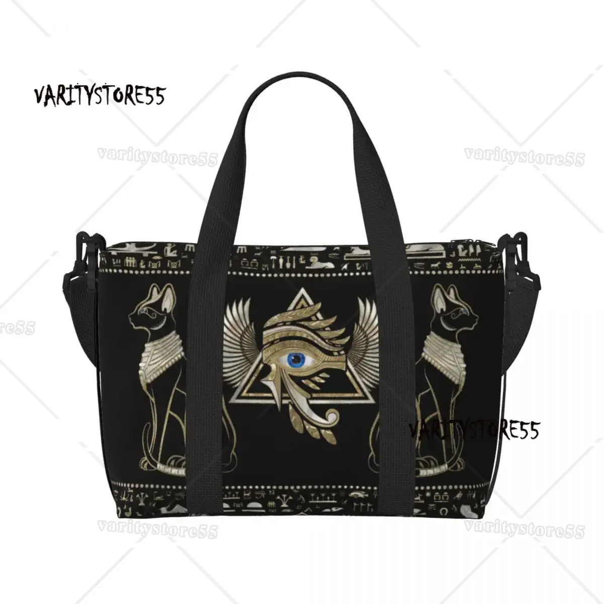 Women Bags Egypt - Borsa tote personalizzata con gatti egiziani