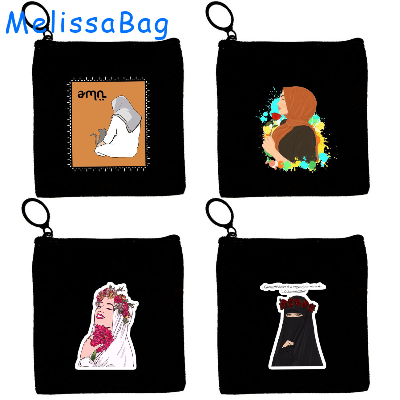 Women Bags In Dubai - Borsa in tela con cerniera a