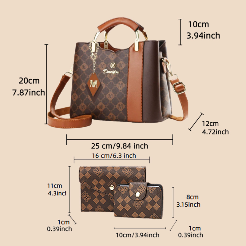 Set di 3 Borse da Donna con St - Women Bags Designer recensione e prezzo