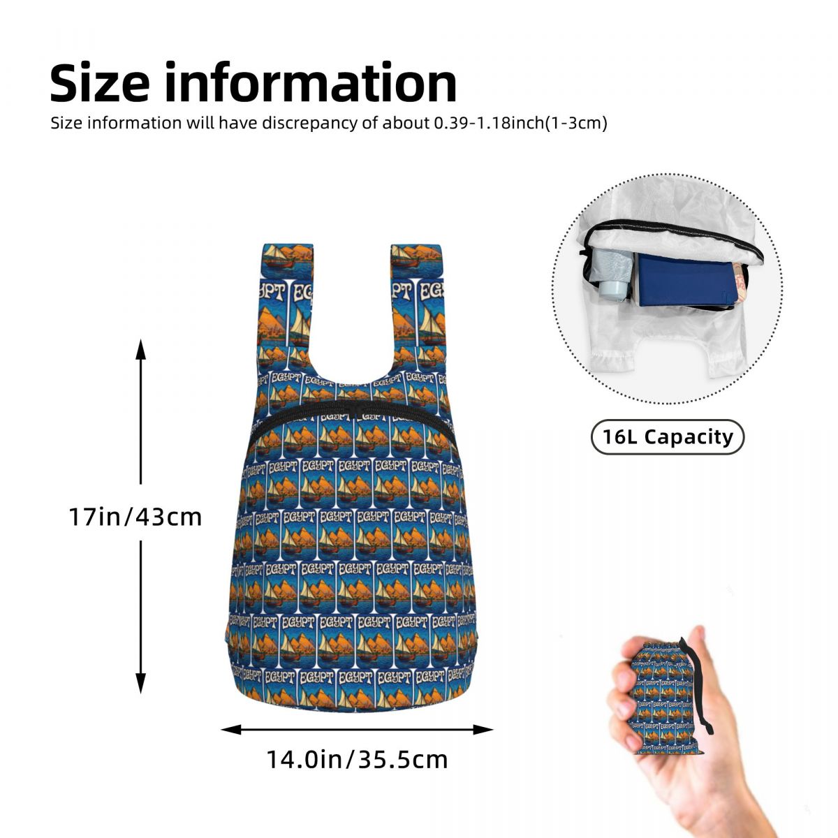 Zaino retrò Piramidi dell'Egit - Women Bags Egypt recensione e prezzo
