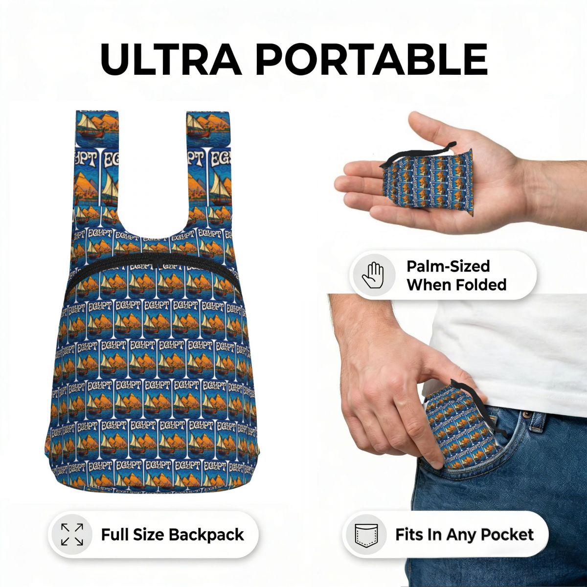 Zaino retrò Piramidi dell'Egit - Women Bags Egypt recensione e prezzo