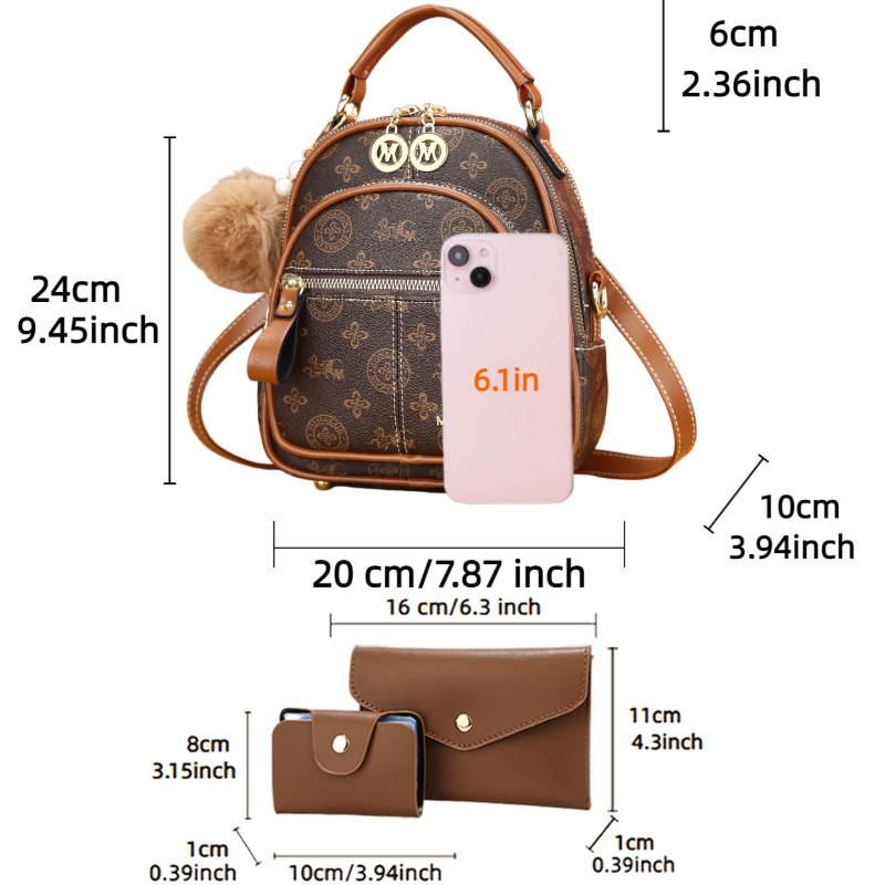 Set di 3 borse da donna, mini  - Women Bags Crossbody recensione e prezzo