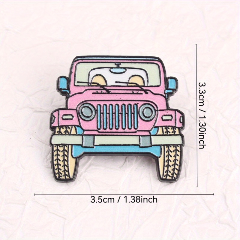 Adorabile spilla smaltata rosa - Women'S Jeep Bags recensione e prezzo