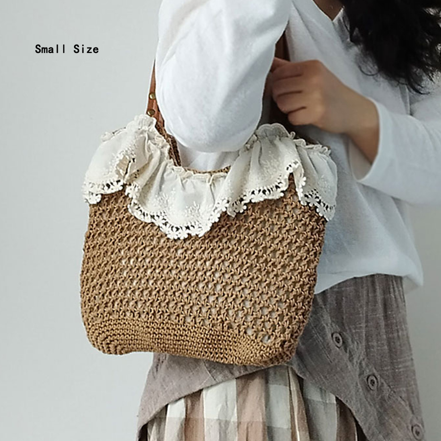 Borsa estiva in tessuto erba d - Women Bags Zip recensione e prezzo