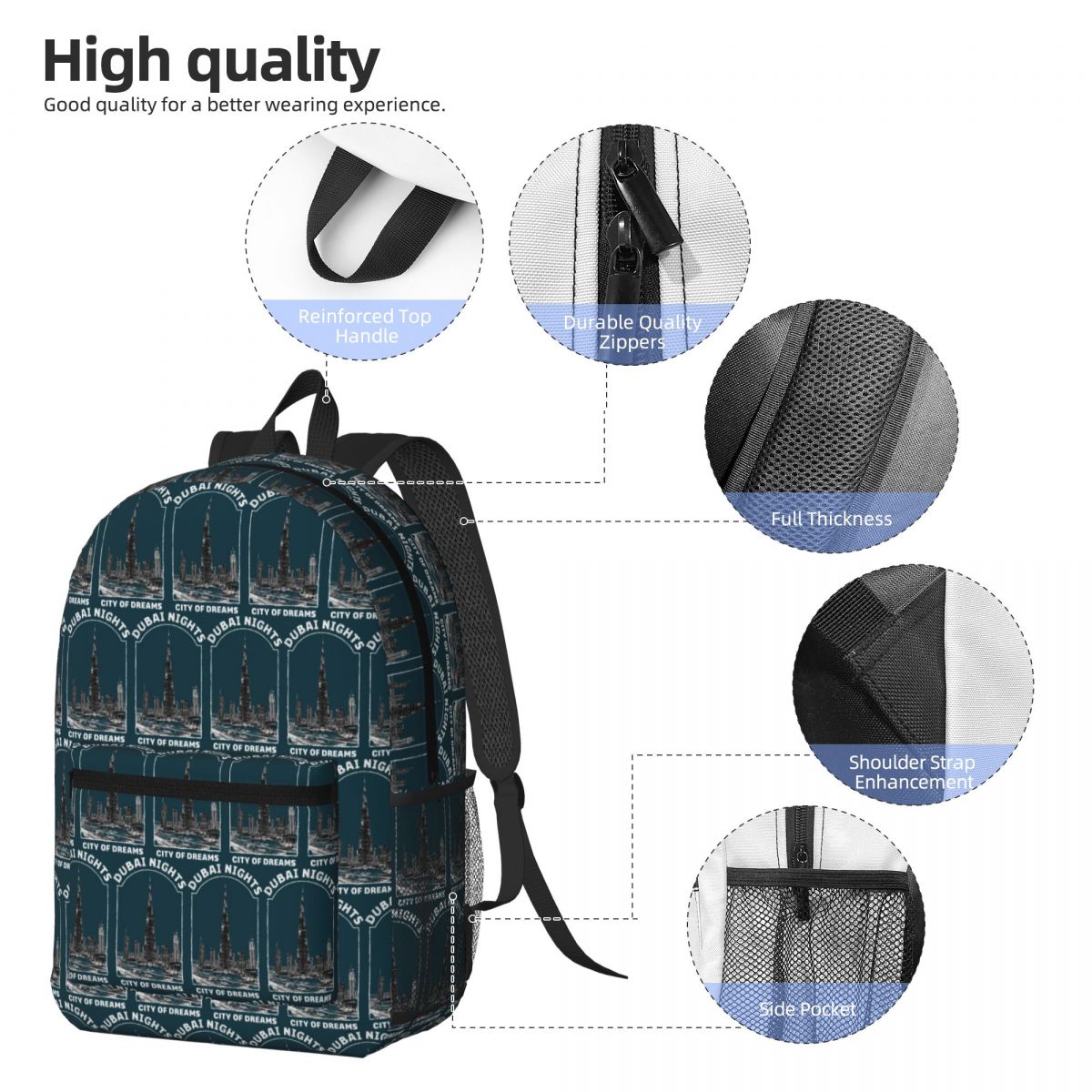 Zaino Dubai Nights per ragazzi - Women Bags In Dubai recensione e prezzo