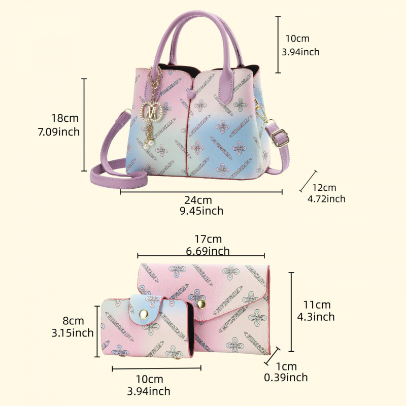 Set di Tre Borse Sfumate per D - Women Bags Crossbody recensione e prezzo