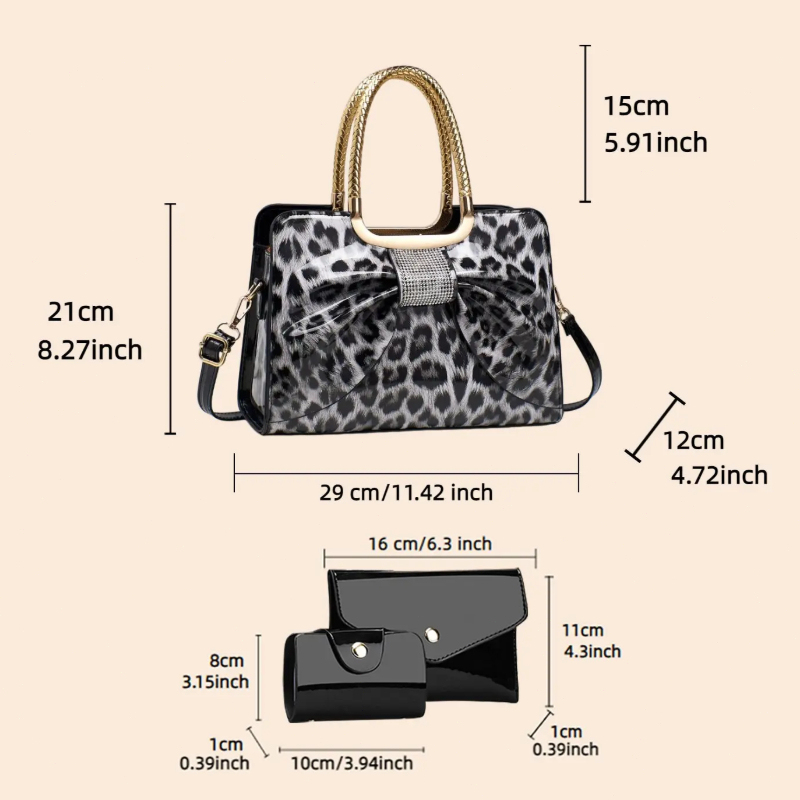 Borsa da Donna con Motivo Leop - Women Bags Crossbody recensione e prezzo